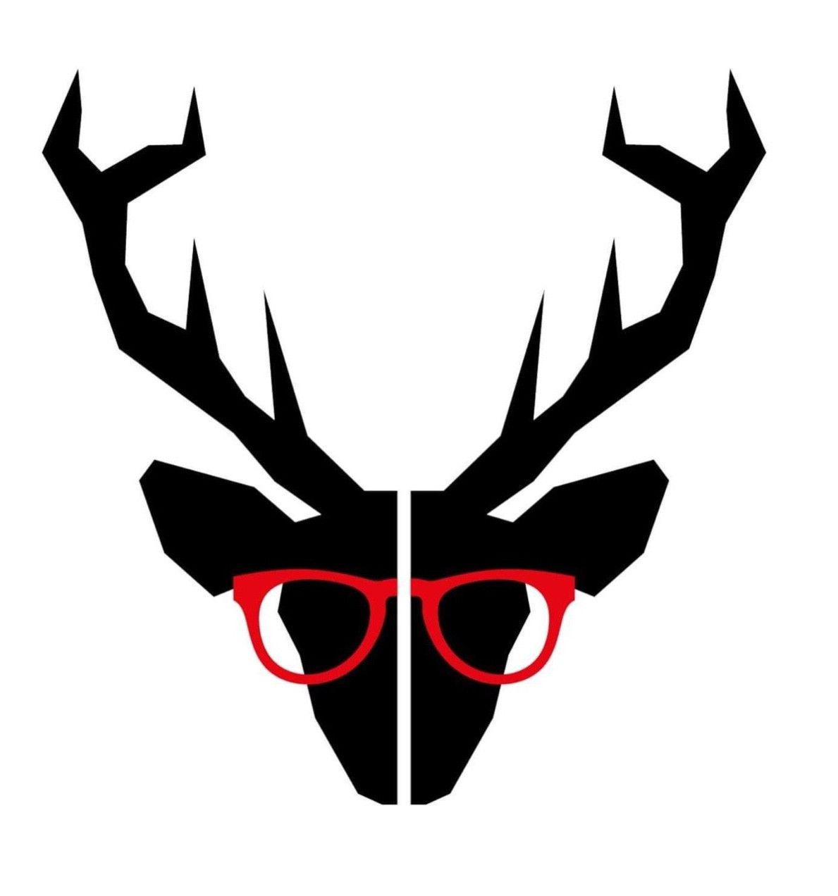 Le cerf à lunettes rouges